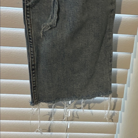 rag & bone Distressed Light Blue Straight Leg Jeans - Picture 2 of 12